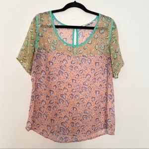 Nordstrom Leopard Print Top